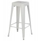 ΣΚΑΜΠΟ ΜΠΑΡ ΜΕΤΑΛΛΙΚΟ FB98642.41 ΣΕ ΛΕΥΚΟ ΜΑΤ 43x43x78Υεκ.