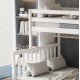 ΠΑΙΔΙΚH ΚΟΥΚΕΤΑ τ.MONTESSORI FB9711.03 ΞΥΛΟ ΠΕΥΚΟΥ ΣΕ ΛΕΥΚΟ-ΣΤΡΩΜΑΤΑ 90-140x190εκ