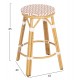 ΣΚΑΜΠΟ ΑΛΟΥΜΙΝΙΟΥ ΜΕΣ.ΥΨΟΥΣ FB96286.04 BAMBOO LOOK ΦΥΣΙΚΟ & TEXTILENE 43x43x65Υεκ