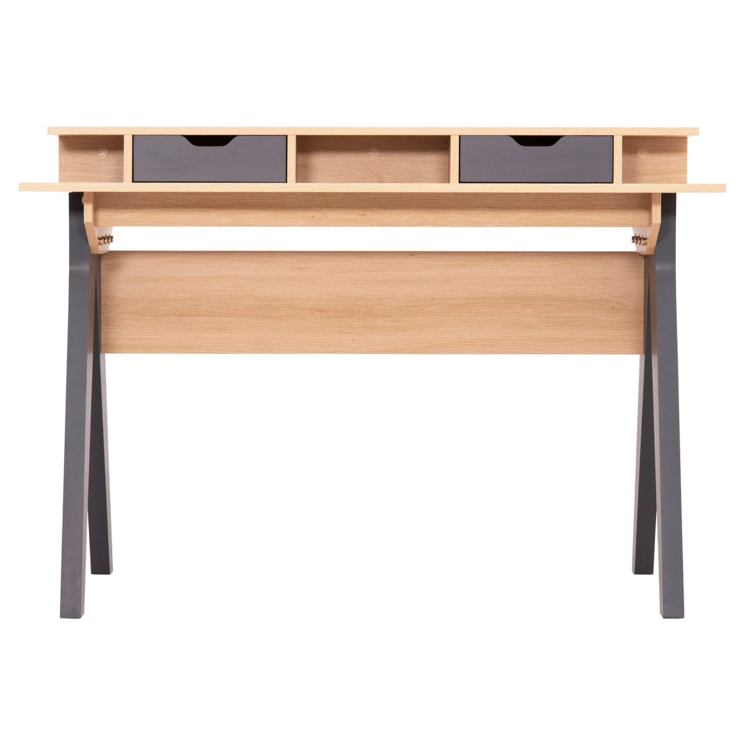 ΓΡΑΦΕΙΟ FB918290 ΜΕΛΑΜΙΝΗ ΣΕ SONAMA-ΓΚΡΙ 120x19-59x75-85,5ΥΥεκ.