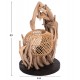 ΕΠΙΤΡΑΠΕΖΙΟ ΔΙΑΚΟΣΜΗΤΙΚΟ ΦΩΤΙΣΤΙΚΟ FB94438 DRIFTWOOD--RATTAN 30x30x49Υεκ.