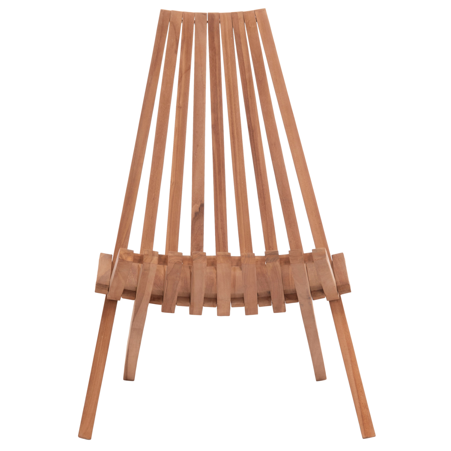 ΠΟΛΥΘΡΟΝΑ LOUNGE ΠΤΥΣΣΟΜΕΝΗ FB918112 ΞΥΛΟ TEAK--ΦΥΣΙΚΟ 61x88.5x89Υεκ.
