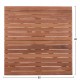 ΕΠΙΦΑΝΕΙΑ ΤΡΑΠΕΖΙΟΥ ΤΕΤΡΑΓΩΝΗ FB918137 ΞΥΛΟ TEAK--ΦΥΣΙΚΟ 80x80x4(πάχος)εκ.