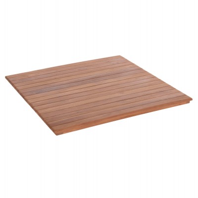 ΕΠΙΦΑΝΕΙΑ ΤΡΑΠΕΖΙΟΥ ΤΕΤΡΑΓΩΝΗ FB918137 ΞΥΛΟ TEAK--ΦΥΣΙΚΟ 80x80x4(πάχος)εκ.