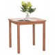 ΤΡΑΠΕΖΙ ΤΕΤΡΑΓΩΝΟ FB918122 ΞΥΛΟ TEAK--ΦΥΣΙΚΟ 80x80x76Υεκ.