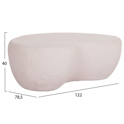 ΤΡΑΠΕΖΙ ΣΑΛΟΝΙΟY FB918151.02L FIBER CEMENT ΣΕ ΛΕΥΚΟ--122x78,5x40Υεκ.