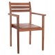 ΠΟΛΥΘΡΟΝΑ FB96358 ΞΥΛΟ TEAK ΣΕ ΦΥΣΙΚΟ--58x58,5x88Υεκ.