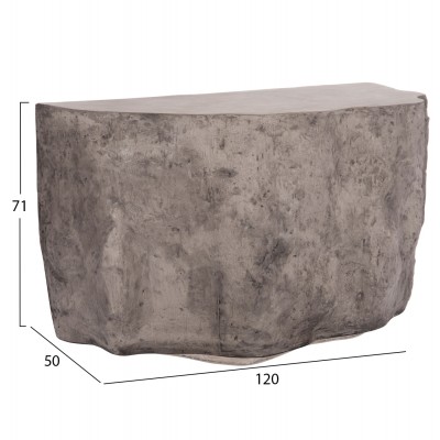 ΚΟΝΣΟΛΑ ΒΡΑΧΟΣ FB918152.03 FIBER CEMENT ΣΕ ΓΚΡΙ--120x50x71Υεκ.