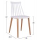 ΣΕΤ ΤΡΑΠΕΖΑΡΙΑΣ 5ΤΜΧ FB921172 MDF TOP ΣΕ ΛΕΥΚΟ-ΣΚΕΛΕΤΟΣ ΣΕ ΦΥΣΙΚΟ ΞΥΛΟΥ