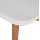 ΣΕΤ ΤΡΑΠΕΖΑΡΙΑΣ 5ΤΜΧ FB921172 MDF TOP ΣΕ ΛΕΥΚΟ-ΣΚΕΛΕΤΟΣ ΣΕ ΦΥΣΙΚΟ ΞΥΛΟΥ