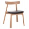 KΑΡΕΚΛΑ ΤΡΑΠΕΖΑΡΙΑΣ FB918245.04 RUBBERWOOD-ΜΑΥΡΟ PU 60x54x72Υεκ