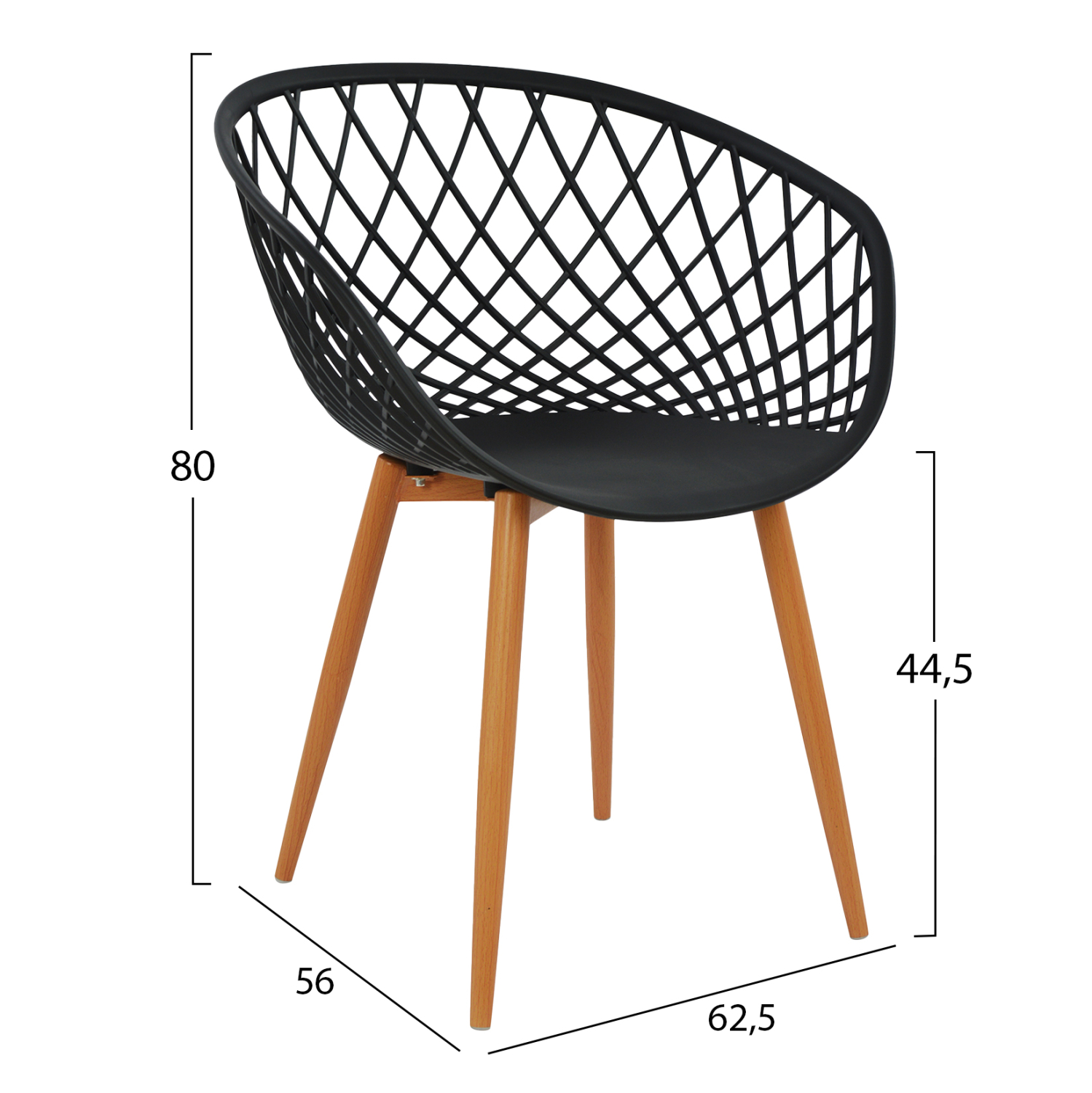 ΣΕΤ ΤΡΑΠΕΖΑΡΙΑΣ 5ΤΜΧ FB921174 MDF TOP & ΠΟΛΥΠΡΟΠΥΛΕΝΙΟ ΣΕ ΜΑΥΡΟ