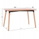 ΣΕΤ ΤΡΑΠΕΖΑΡΙΑΣ 5ΤΜΧ FB921181 MDF TOP ΣΕ ΦΥΣΙΚΟ-ΣΚΕΛΕΤΟΣ ΣΕ ΦΥΣΙΚΟ