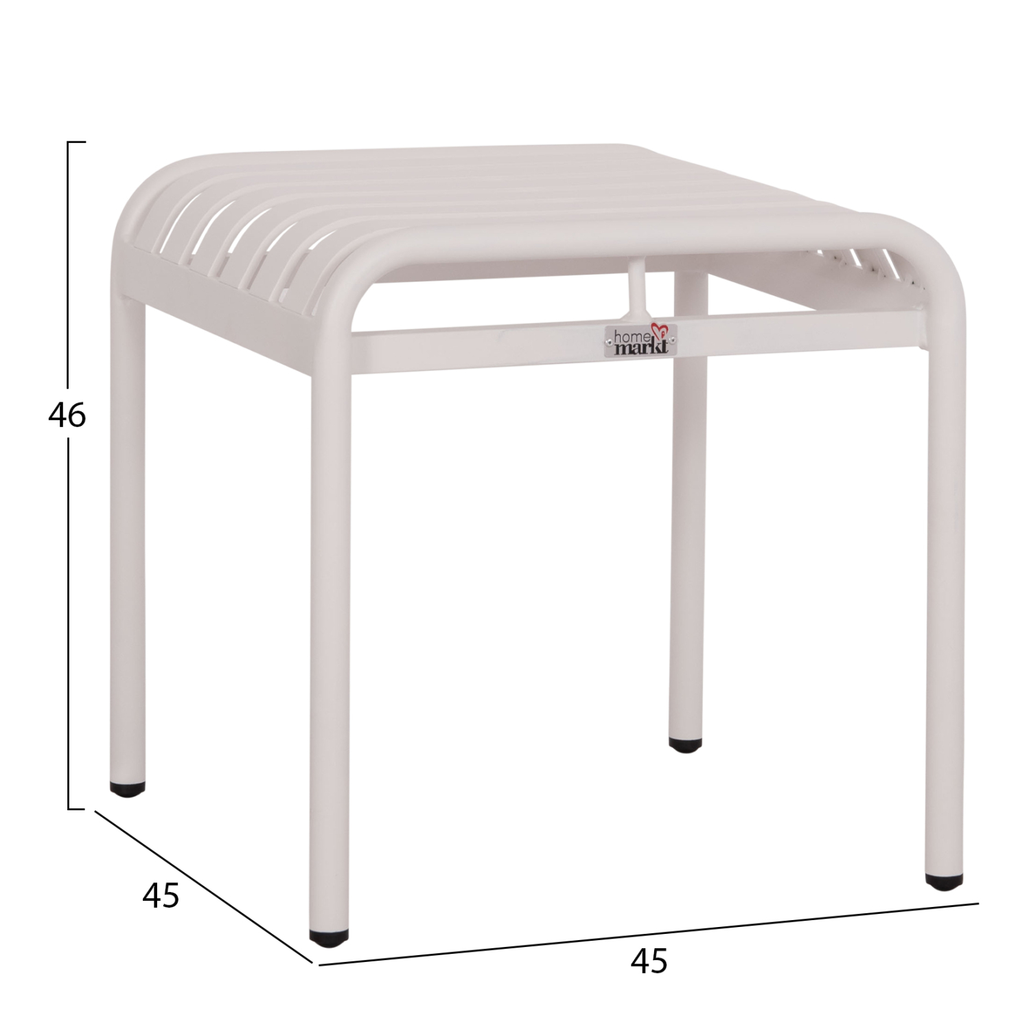 ΣΚΑΜΠΟ ΑΛΟΥΜΙΝΙΟΥ FB96340.02 ΛΕΥΚΟ 45x45x46Υεκ.