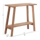 ΚΟΝΣΟΛΑ FB918256 ΞΥΛΟ TEAK ΣΕ ΦΥΣΙΚΟ ΧΡΩΜΑ 90x30x77Υεκ.