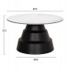 ΣΕΤ 2 ΤΡΑΠΕΖΙΑ ΣΑΛΟΝΙΟΥ FB918306.02 SINTERED STONE TOP- SNOW WHITE ΧΡΩΜΑ Φ50 & Φ70