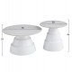ΣΕΤ 2 ΤΡΑΠΕΖΙΑ ΣΑΛΟΝΙΟΥ FB918306.01 SINTERED STONE TOPS KAI ΒΑΣΕΙΣ--ΛΕΥΚΑ Φ50 & Φ70