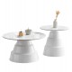 ΣΕΤ 2 ΤΡΑΠΕΖΙΑ ΣΑΛΟΝΙΟΥ FB918306.01 SINTERED STONE TOPS KAI ΒΑΣΕΙΣ--ΛΕΥΚΑ Φ50 & Φ70