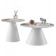 ΣΕΤ 2 ΤΡΑΠΕΖΙΑ ΣΑΛΟΝΙΟΥ FB918307.01 SINTERED STONE TOPS--ΒΑΣΕΙΣ ΛΕΥΚΕΣ Φ50 & Φ70