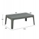 ΣΕΤ ΣΑΛΟΝΙ ΕΞ.ΧΩΡΟΥ 4ΤΜΧ FB921268.05 DARK OLIVE GREEN ΠΟΛΥΠΡΟΠΥΛΕΝΙΟ