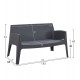 ΣΕΤ ΣΑΛΟΝΙ ΕΞ.ΧΩΡΟΥ 4ΤΜΧ SLEEK FB921268.10 ΓΚΡΙ ΠΟΛΥΠΡΟΠΥΛΕΝΙΟ