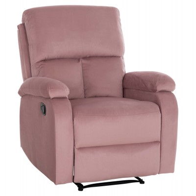 ΠΟΛΥΘΡΟΝΑ RELAX FB93296.02 ΡΟΖ ΒΕΛΟΥΔΟ 85x90x100Υεκ.