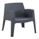 ΠΟΛΥΘΡΟΝΑ ΠΟΛΥΠΡΟΠΥΛΕΝΙΟΥ LOUNGE FB96365.10 ΓΚΡΙ 62x68x73Υεκ.