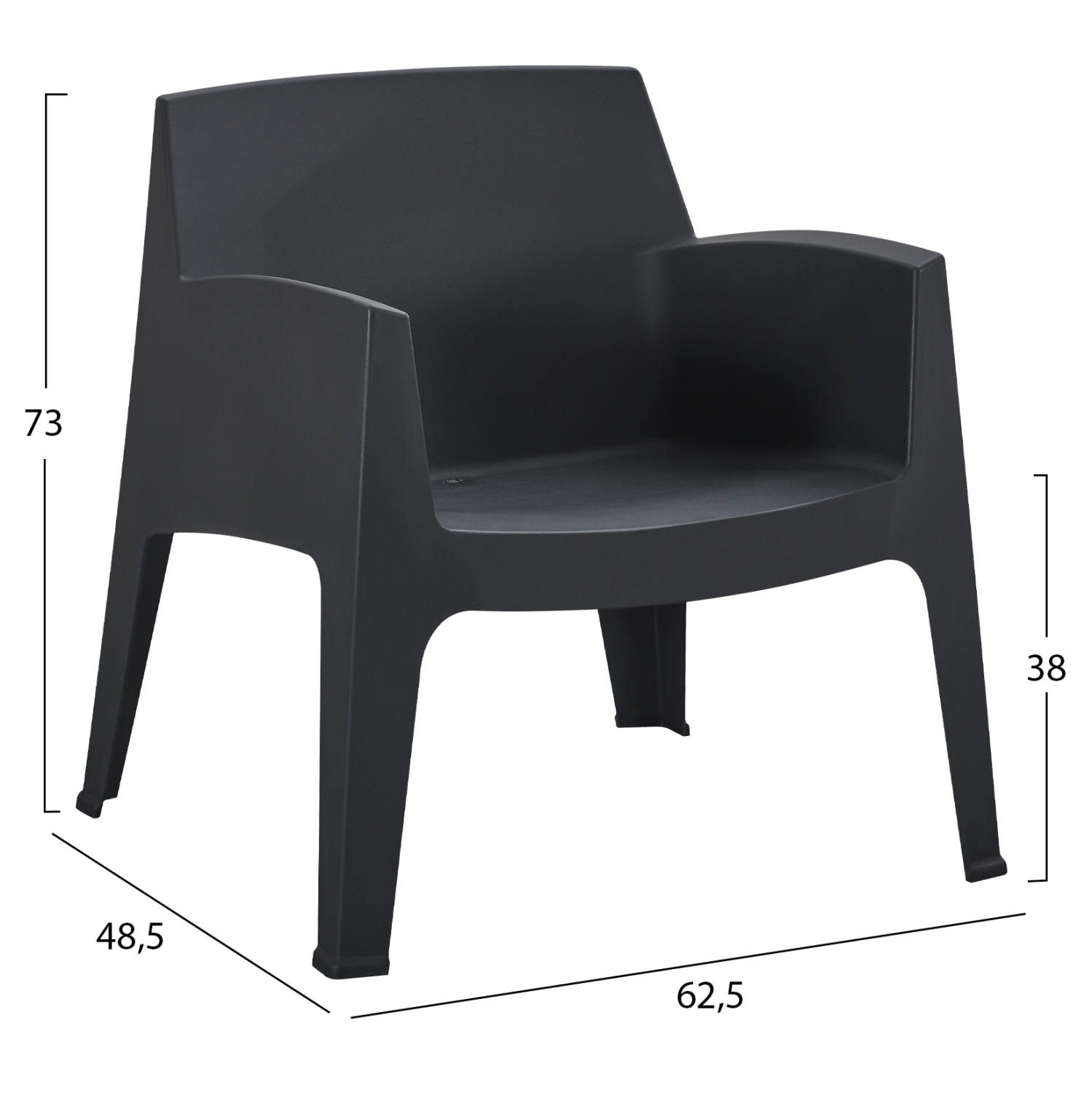 ΣΕΤ LOUNGE 3ΤΜΧ FB921274.02 ΜΑΥΡΟ ΠΟΛΥΠΡΟΠΥΛΕΝΙΟ