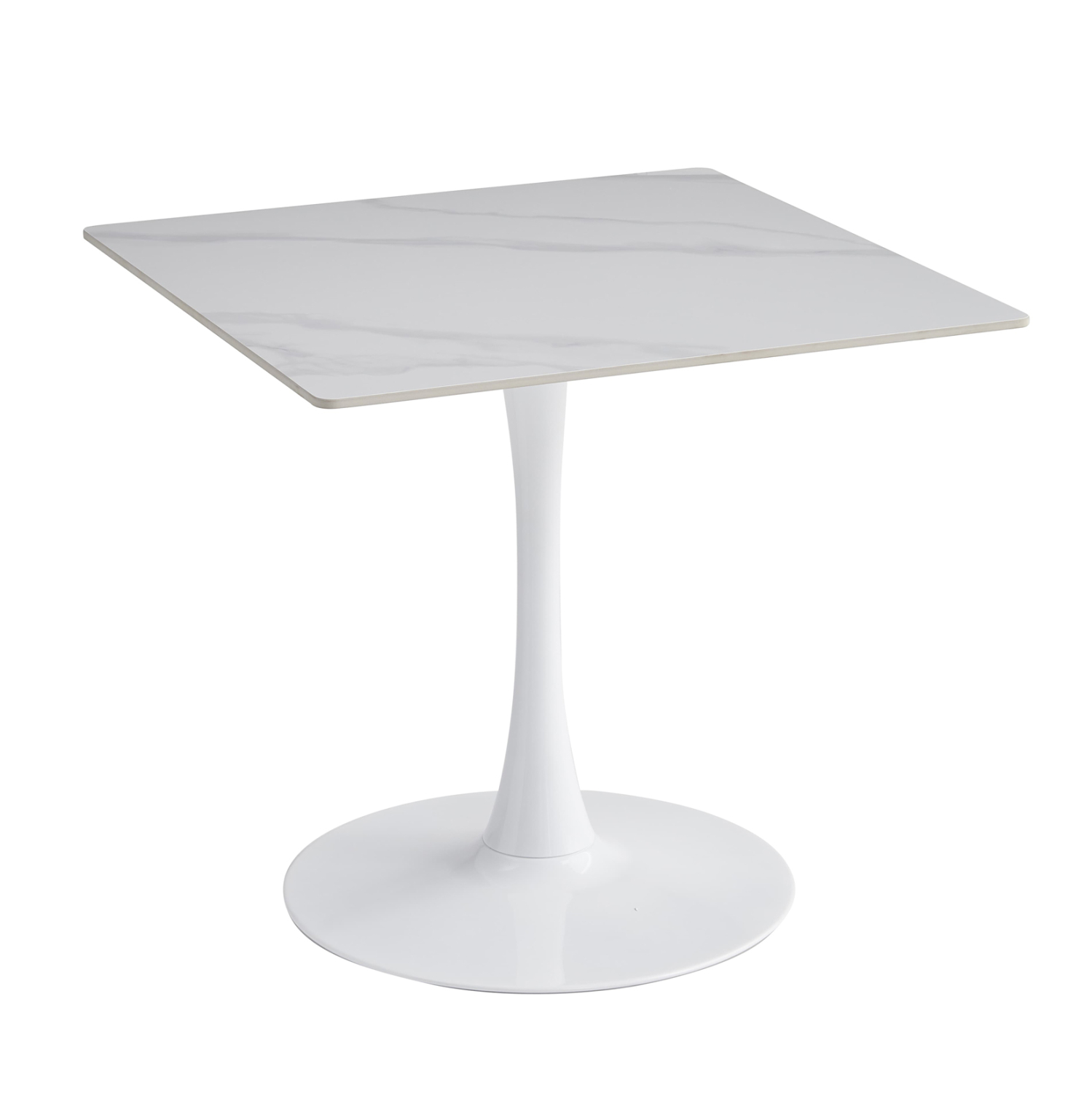 ΤΡΑΠΕΖΙ ΤΡΑΠΕΖΑΡΙΑΣ FB918315.01 ΒΑΣΗ ΛΕΥΚΗ--SINTERED STONE SNOW WHITE 80x80x73Υεκ