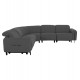 ΓΩΝΙΑΚΟΣ ΚΑΝΑΠΕΣ ΜΕ RECLINE FB93290.01 ΓΚΡΙ ΥΦΑΣΜΑ 260x260x90(κάθισμα)x94Υεκ.