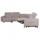 ΓΩΝΙΑΚΟΣ ΚΑΝΑΠΕΣ ΜΕ RECLINE FB93290.02 ΜΠΕΖ ΥΦΑΣΜΑ 260x260x90(κάθισμα)x94Υεκ.