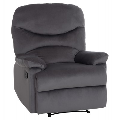 ΠΟΛΥΘΡΟΝΑ RELAX FB93298.01 ΓΚΡΙ ΒΕΛΟΥΔΟ 85x90x95Υεκ.