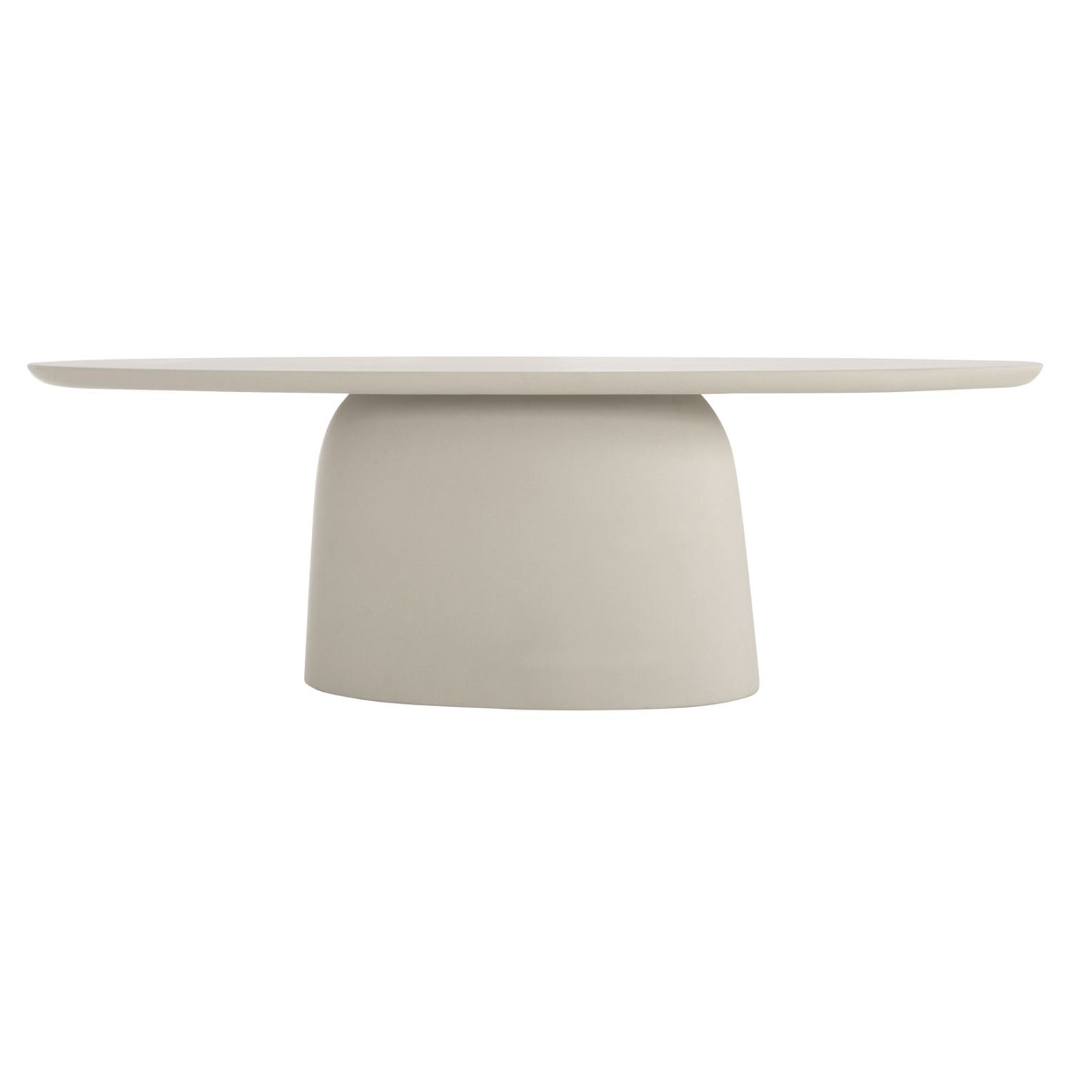 ΤΡΑΠΕΖΙ ΤΡΑΠΕΖΑΡΙΑΣ ΟΒΑΛ FB96577.02 ΜΠΕΖ FIBER CEMENT 240x100x75Υεκ.