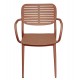ΠΟΛΥΘΡΟΝΑ ΤΡΑΠΕΖΑΡΙΑΣ FB96644.08 ΑΛΟΥΜΙΝΙΟ ΣΕ TERRACOTTA 56x58x80Υεκ