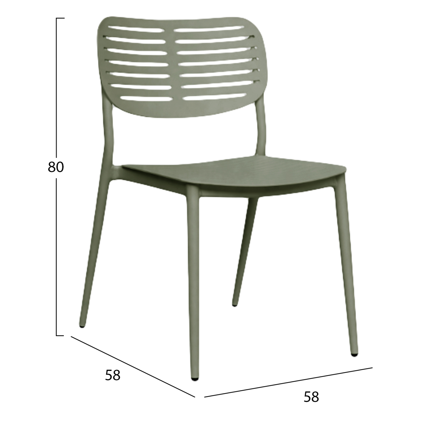 ΚΑΡΕΚΛΑ ΤΡΑΠΕΖΑΡΙΑΣ FB96645.07 ΑΛΟΥΜΙΝΙΟ OLIVE GREEN 44.5x58x80Υεκ