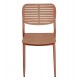 ΚΑΡΕΚΛΑ ΤΡΑΠΕΖΑΡΙΑΣ FB96645.08 ΑΛΟΥΜΙΝΙΟ ΣΕ TERRACOTTA 44.5x58x80Υεκ