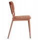 ΚΑΡΕΚΛΑ ΤΡΑΠΕΖΑΡΙΑΣ FB96645.08 ΑΛΟΥΜΙΝΙΟ ΣΕ TERRACOTTA 44.5x58x80Υεκ