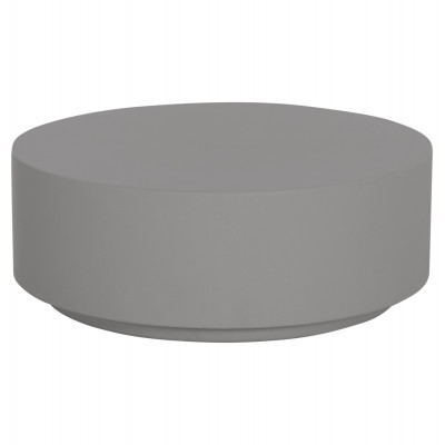 ΤΡΑΠΕΖΙ ΜΕΣΗΣ ΣΤΡΟΓΓΥΛΟ FB96579.01 ΓΚΡΙ FIBER CEMENT Φ90x34Υεκ.