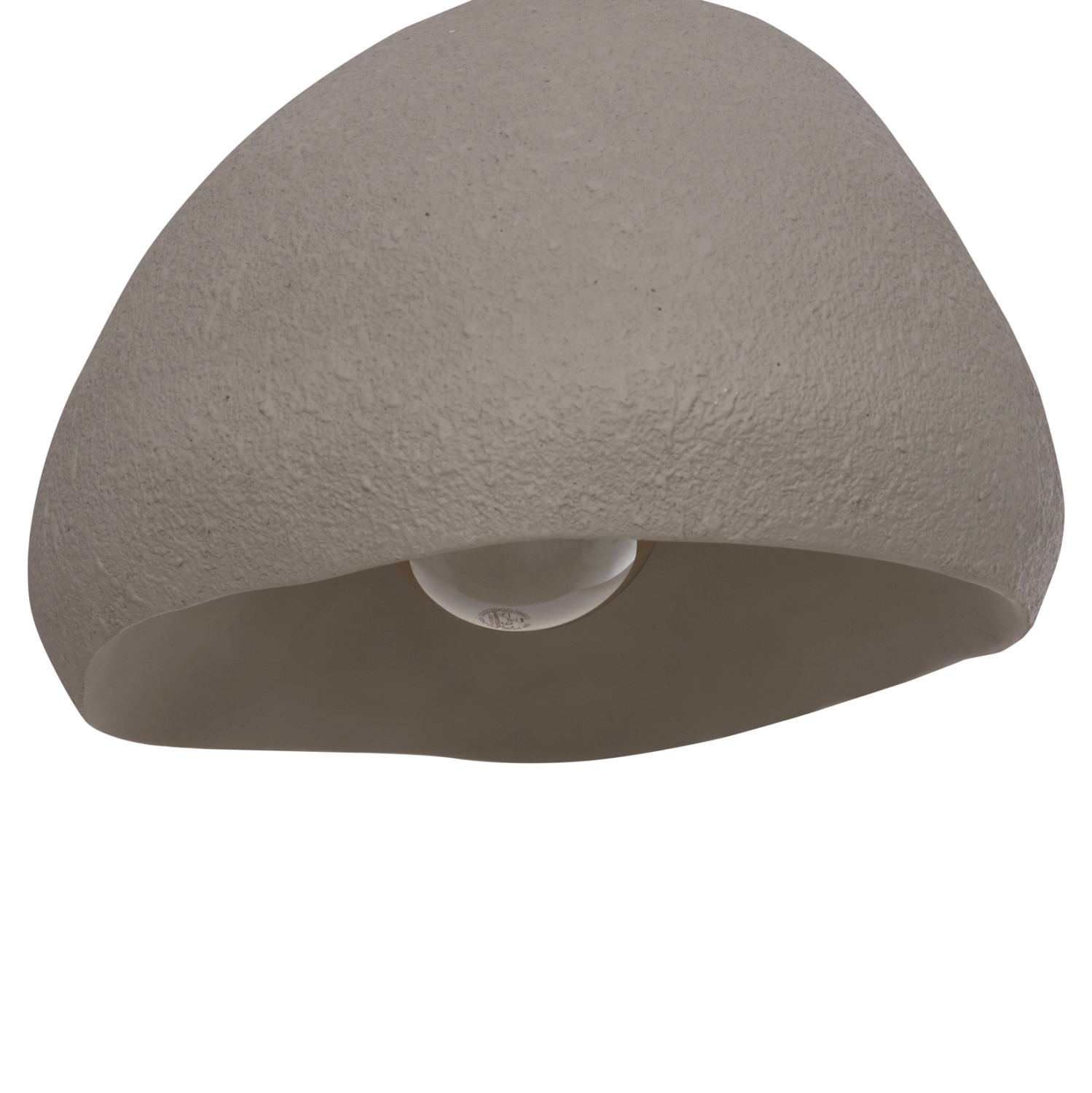 ΦΩΤΙΣΤΙΚΟ ΟΡΟΦΗΣ ΚΡΕΜΑΣΤΟ FB94703.03S FIBER CEMENT ΓΚΡΙ 44x39x30Υεκ.