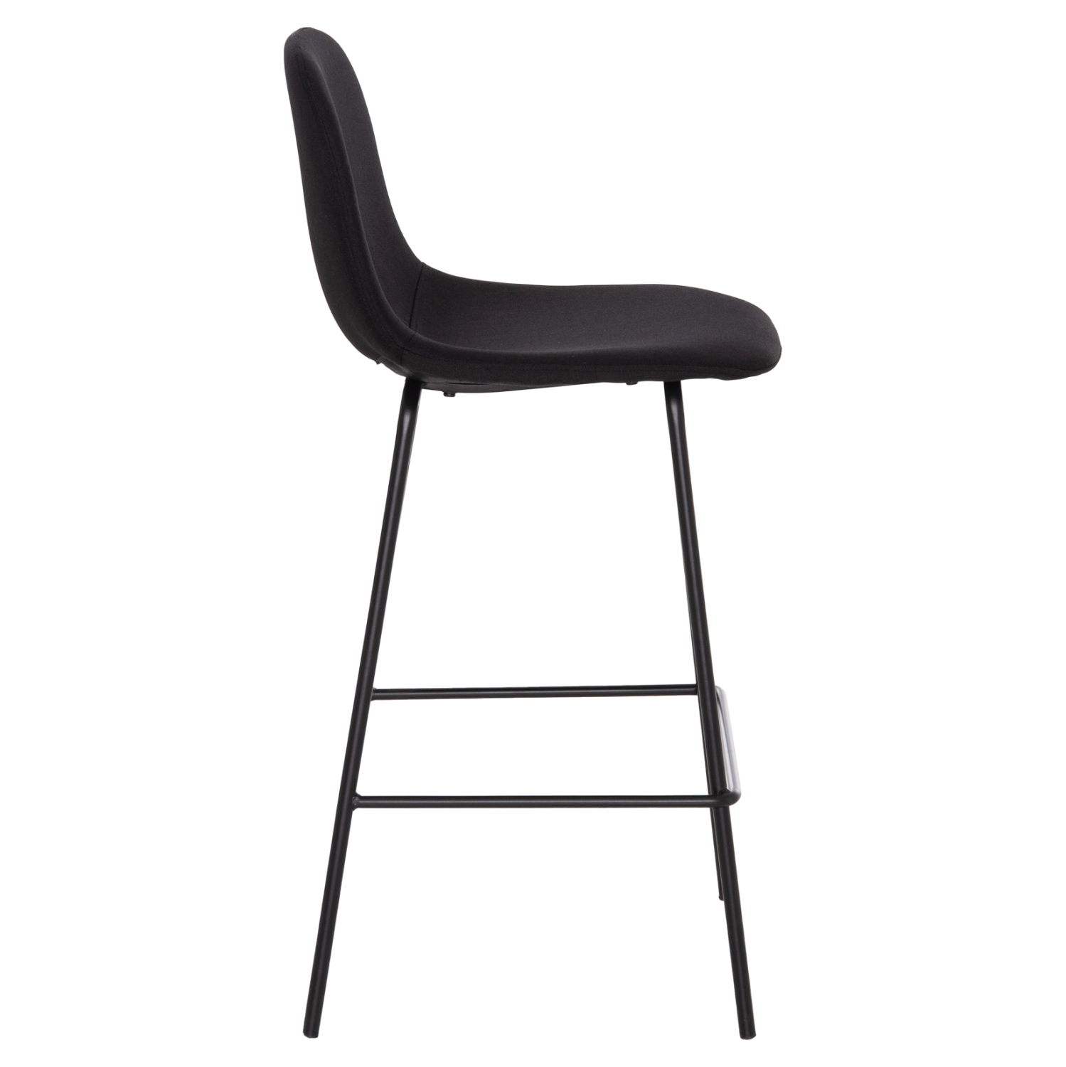 ΣΚΑΜΠΟ ΜΠΑΡ FB99298.24 ΜΕΣΑΙΟΥ ΥΨΟΥΣ-ΜΑΥΡΟ ΥΦΑΣΜΑ-ΜΕΤΑΛΛΙΚΑ ΠΟΔΙΑ 43x50x92,5Υεκ