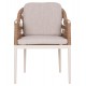 ΠΟΛΥΘΡΟΝΑ FB96556.02 ΑΛΟΥΜΙΝΙΟ & OLEFIN ΜΠΕΖ-TWIST WICKER 58x60x80Yεκ