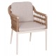ΠΟΛΥΘΡΟΝΑ FB96556.02 ΑΛΟΥΜΙΝΙΟ & OLEFIN ΜΠΕΖ-TWIST WICKER 58x60x80Yεκ