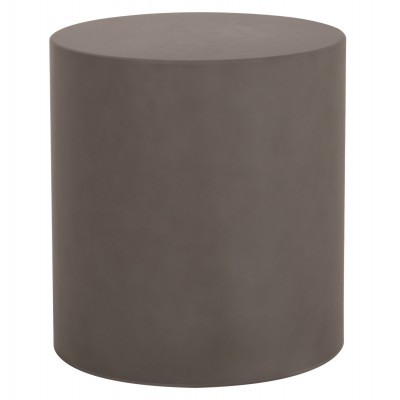 ΤΡΑΠΕΖΙ ΒΟΗΘΗΤΙΚΟ ΣΤΡΟΓΓΥΛΟ FB96592.01 ΓΚΡΙ FIBER CEMENT Φ40x43Υεκ.