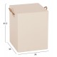 ΣΚΑΜΠΟ ΤΕΤΡΑΓΩΝΟ ΜΕ ΧΕΡΟΥΛΙΑ FB96581.02 FIBER CEMENT ΣΕ ΜΠΕΖ 36x36x45,5Υεκ