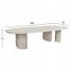 ΤΡΑΠΕΖΙ ΤΡΑΠΕΖΑΡΙΑΣ FIBER CEMENT ΟΒΑΛ FB96598.02 ΜΠΕΖ 260x95x75Υεκ