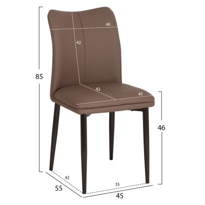ΣΕΤ ΤΡΑΠΕΖΑΡΙΑΣ 7ΤΜΧ FB921362 ΚΕΡΑΜΙΚΟ TOP/MDF ΠΟΔΙΑ--PU ΚΑΦΕ/ΜΕΤΑΛ.ΠΟΔΙΑ