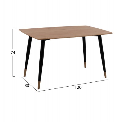 ΣΕΤ ΤΡΑΠΕΖΑΡΙΑΣ 5ΤΜΧ FB912122.01 MDF TOP ΣΕ ΦΥΣΙΚΟ--ΣΑΠΙΟ ΜΗΛΟ ΒΕΛΟΥΔΟ