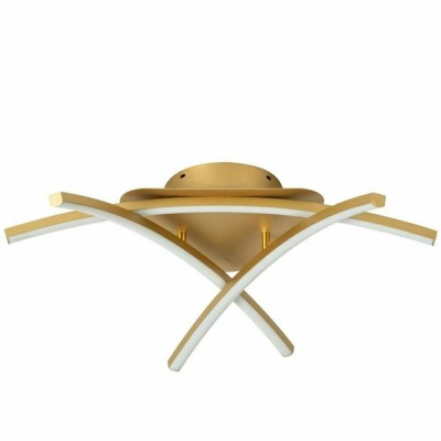BRUSHED GOLD MATT LED CEILING LIGHTING FIXTURE