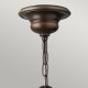 ΚΛΑΣΣΙΚΟ 3ΦΩΤΟ ANTIQUE BRONZE-ALABASTER GLASS MADE IN THE USA