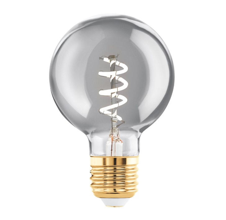 DECORATIVE E27 LIGHTBULB Ø6cm GREY